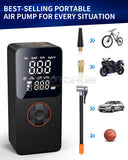 Portable Digital Air Compressor Tire Inflator -150Psi 20000Mah Battery