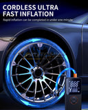 Portable Digital Air Compressor Tire Inflator -150Psi 20000Mah Battery