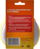 Armor All 3pcs Polish Applicator Pads with Handle