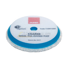 Rupes Blue Coarse Wool Polishing Pads - 9.Bw150H | 130/145 Mm Pads
