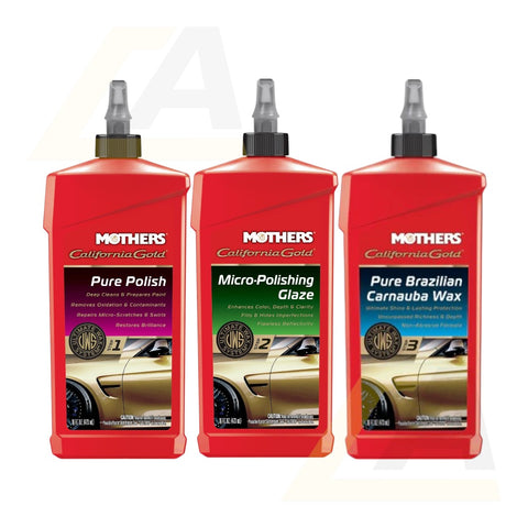 Mothers Ultimate Wax System Combo (w/Liquid Wax)