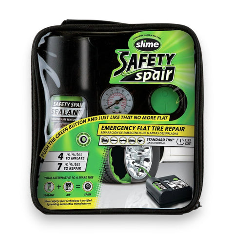 Slime Safety Spair 7 Minutes Flat Tire Repair Kit