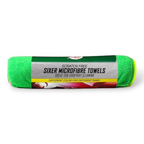 Turtle 6 pcs Microfiber Towel pack