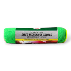 Turtle 6 pcs Microfiber Towel pack