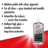 SONAX Polish & Wax Color NanoPro Silver/Grey(500ML) - Autohub Pakistan