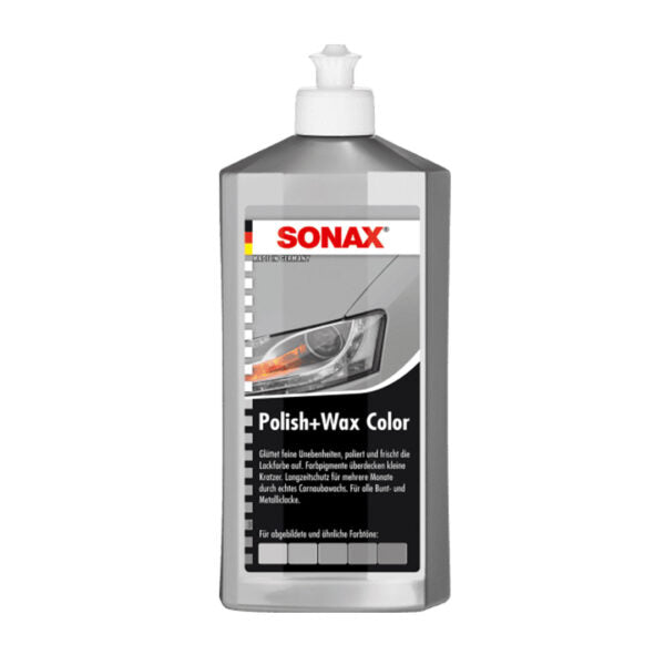 SONAX Polish & Wax Color NanoPro Silver/Grey(500ML) – Autohub Pakistan