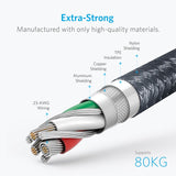 Anker PowerLine+ USB-C To USB 3.0 Cable 6ft. (Gray)