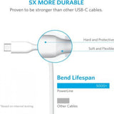 Anker PowerLine+ USB-C To USB 3.0 Cable 3ft. (White)