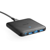 Anker PowerPort Atom III Slim (Four Ports) – Black