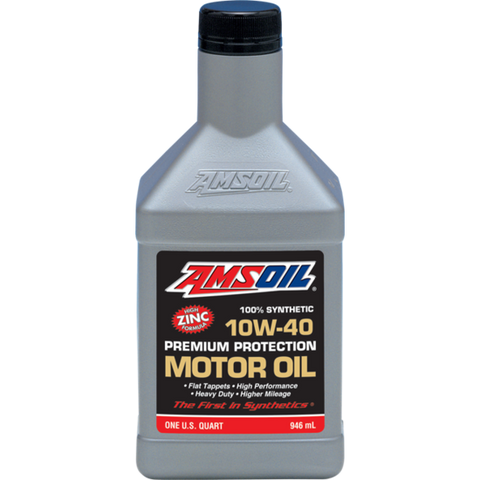 AMSOIL 10W-40 High Zinc Premium Protection 946ml - Autohub Pakistan