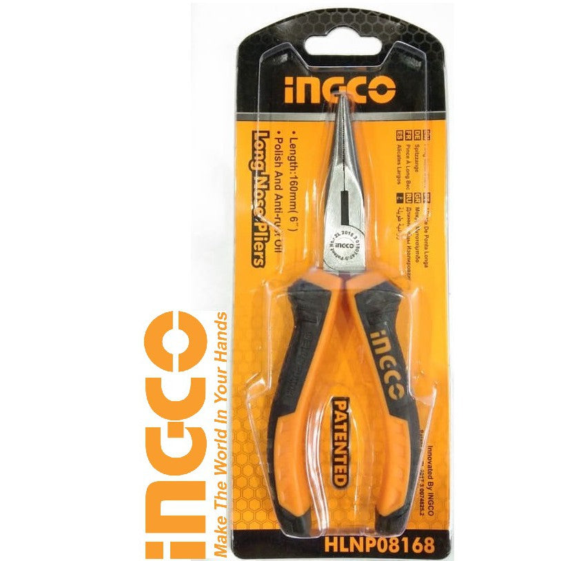 INGCO Long nose pliers 6 inch/ 160mm
