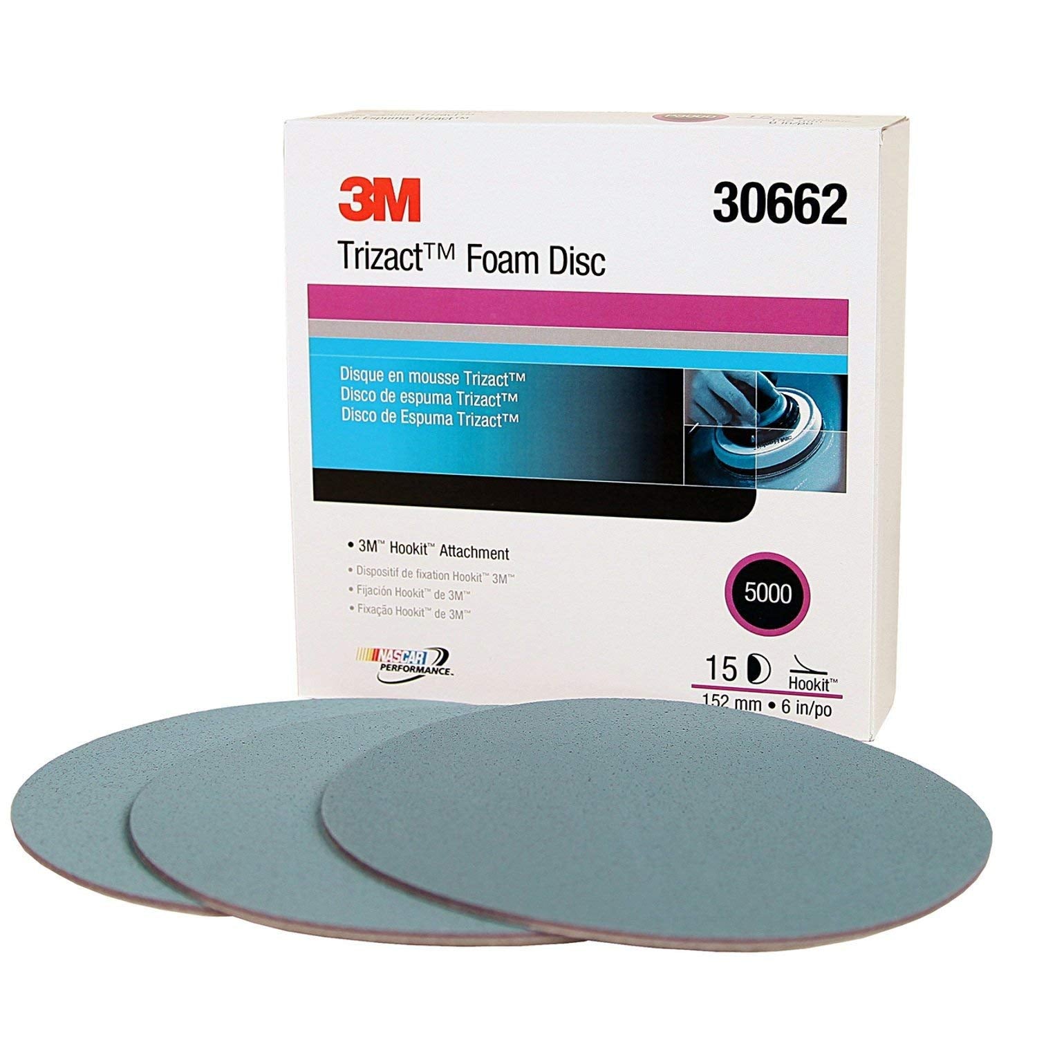 3M 443SA Trizact Foam P5000 – 6” Disc.