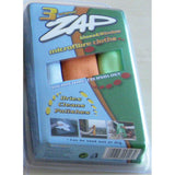 ZAP MICROFIBER TRIPLE GLASS & WIINDOW  (38cmx38cm) 3pcs/pack - Autohub Pakistan