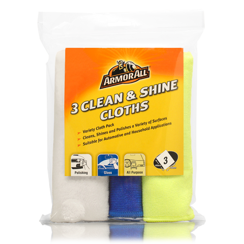 Armorall 3 Clean & Shine Cloths - Autohub Pakistan