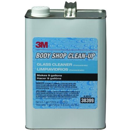 3M Body Shop Clean-Up Glass Cleaner, 1 Gallon