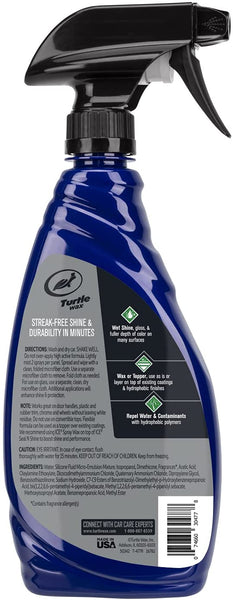 Turtle Wax ICE Synthetic Spray Wax (20 oz.) Bundle with Microfiber Cloth (3  Items)