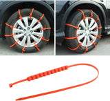 Emergency Snow Chain , Anti Skid 10Pcs Set