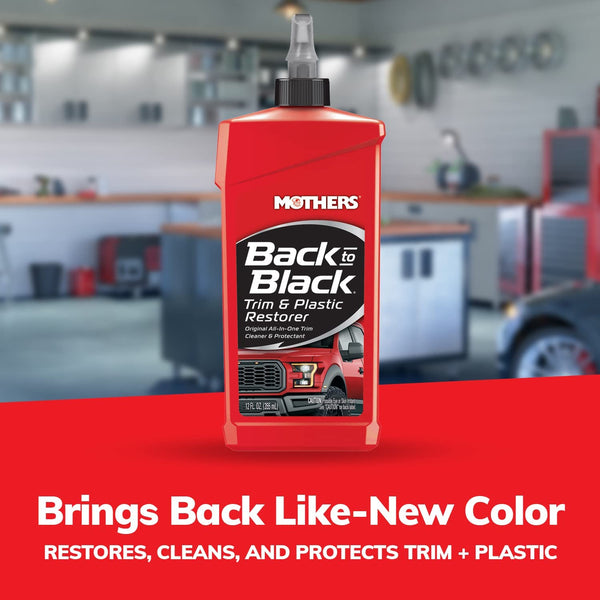 Mothers Back-to-Black Trim & Plastic Restorer - Shop Automotive