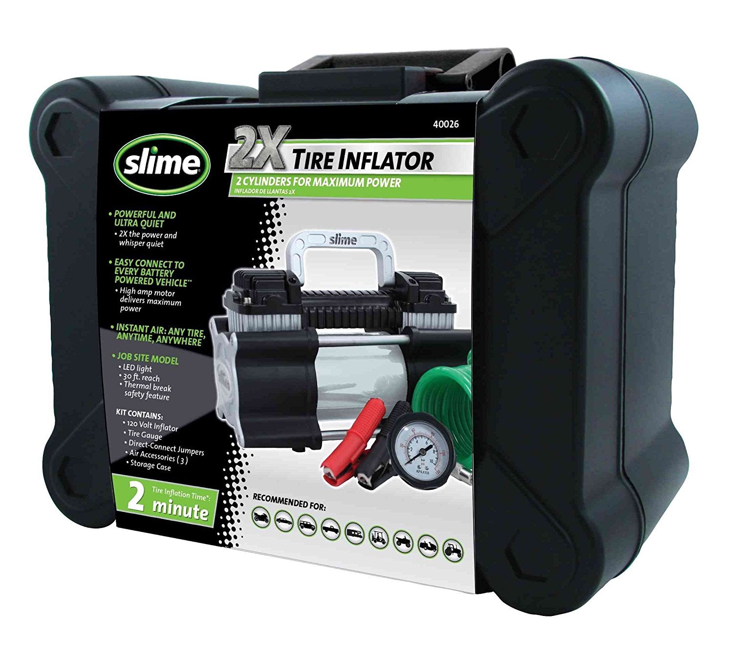 Slime Heavy Duty 2X Pro Power Tire Inflator