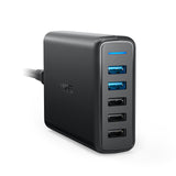 Anker Powerport Speed 5 With Dual Quick Charger 3.0 - Autohub Pakistan