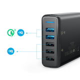 Anker Powerport Speed 5 With Dual Quick Charger 3.0 - Autohub Pakistan