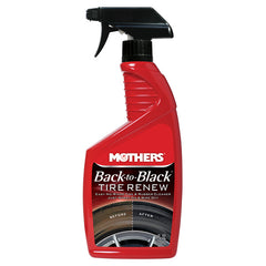 Mothers Back to Black Tire Renew (24 oz.) - Autohub Pakistan