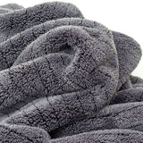 MJJC Plush Coral Fleece Drying Towel (1000gsm, 60cm x 90cm)