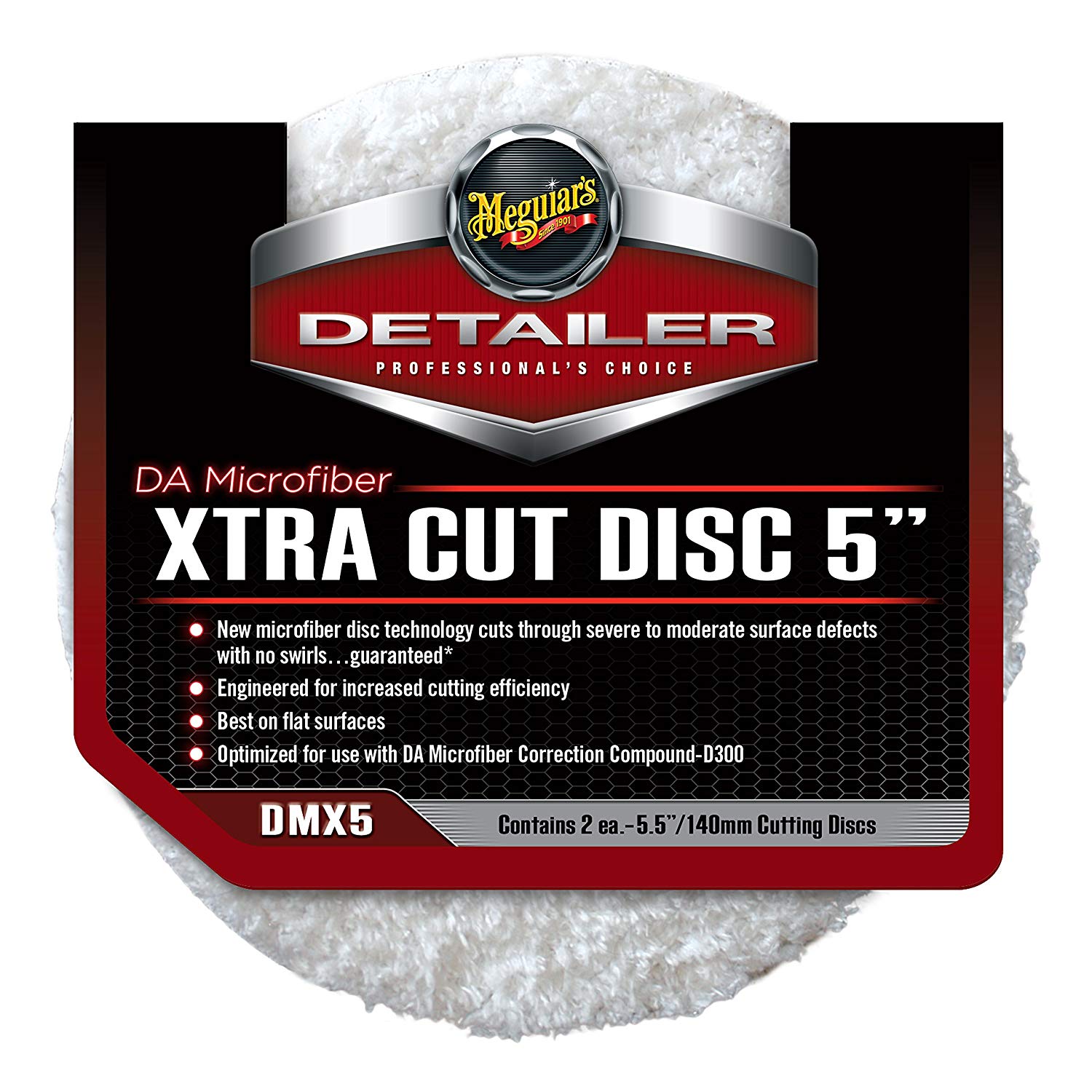 Meguiar's DA Microfiber Xtra Cut Disc 5" ( 2 Pack)