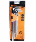 INGCO 9 Pcs Hex Key Set ( L Shape Key ) - Autohub Pakistan