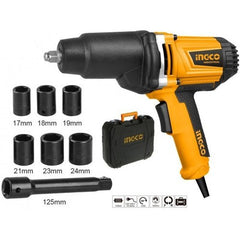 Ingco 1/2" Impact Wrench with 6 pcs Sockets
