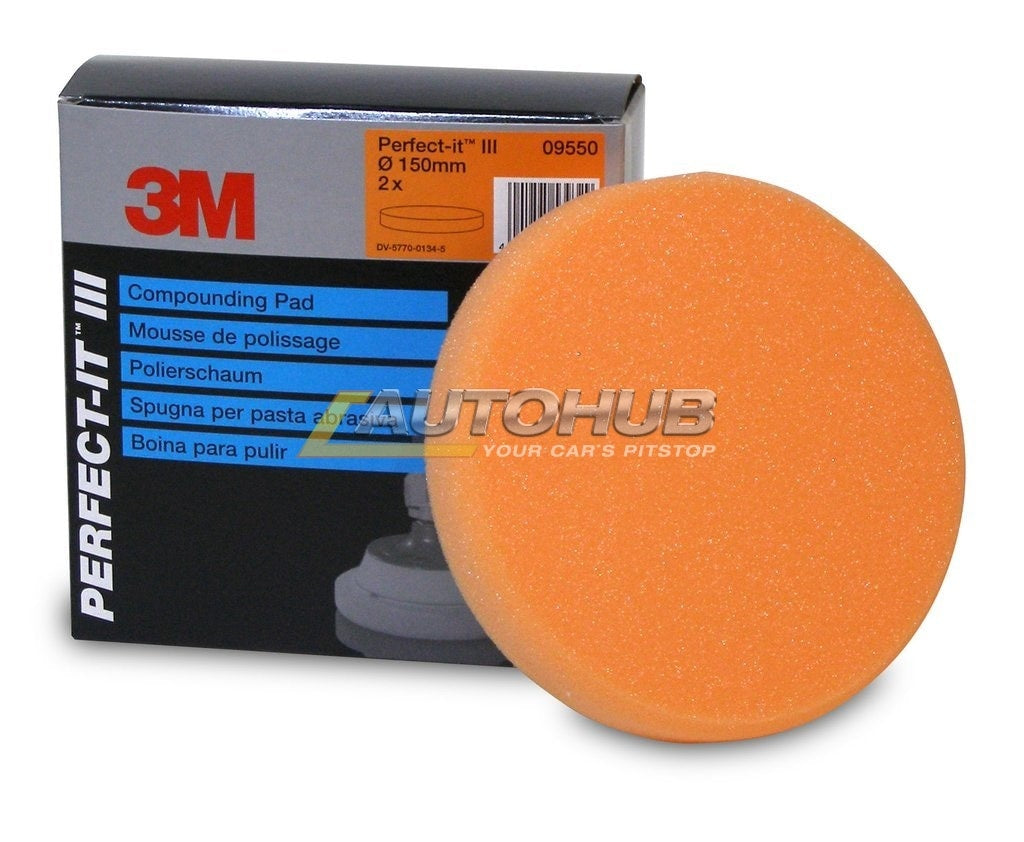 3M Perfect-IT III Polishing Pad Orange 150mm
