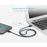 Anker PowerLine+ USB-C To USB 3.0 Cable 6ft. (Gray)