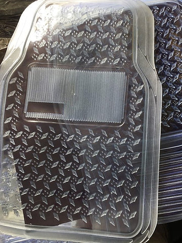 Universal PVC Large Mats Transparent 3pcs - Autohub Pakistan