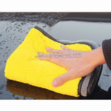 Auto Junkies Yellow Microfiber Plush (60x40cm) - Autohub Pakistan