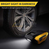 Digital Tire Air Compressor Portable With LED Light
