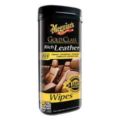 MEGUIAR'S GOLD CLASS RICH LEATHER WIPES