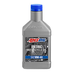 AMSOIL 10W-40 Metric Motorcycle Oil 946ml