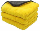 AJ 3pcs Yellow Microfiber Plush (30x40)