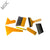 MJJC 7 in 1 Car Window Film Tools Squeegee Scraper Set Kit