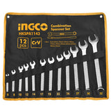 INGCO 12pcs combination spanner set (6-32mm)
