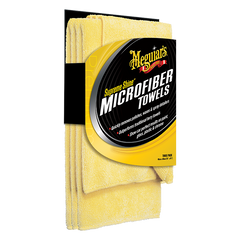 MEGUIAR'S SUPREME SHINE MICROFIBER TOWEL - (3 PACK) - Autohub Pakistan