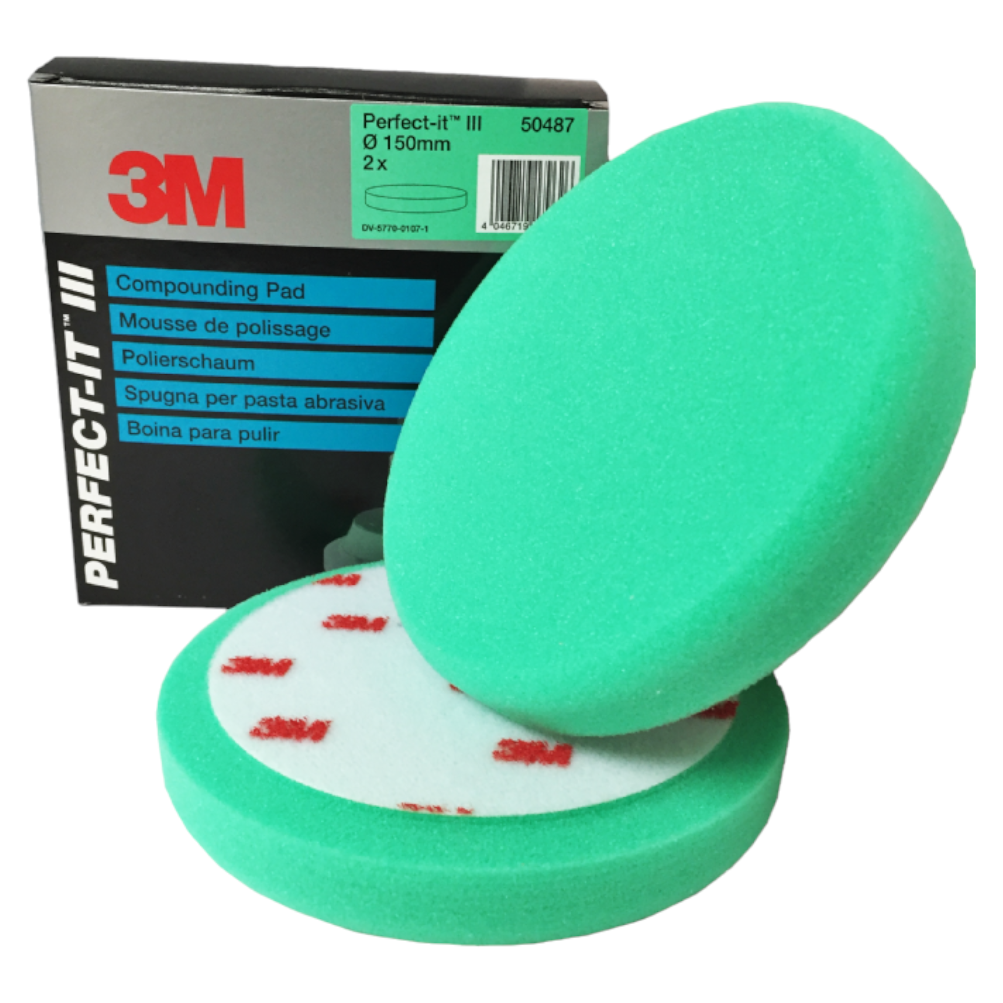 3M Perfect-It III Green Foam Compound Pad 150mm
