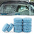 Car windshield cleaning tablets with 'Before' and 'After' comparison