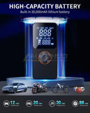 Portable Digital Air Compressor Tire Inflator -150Psi 20000Mah Battery