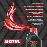 Motul Moto 7100 15W-50  4T (1 liter)