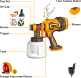 INGCO Lithium Ion Spray Gun 20V (CSGLI2004) - Autohub Pakistan