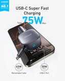 ANKER A2738 Nano 75 Watt Car Charger BLACK