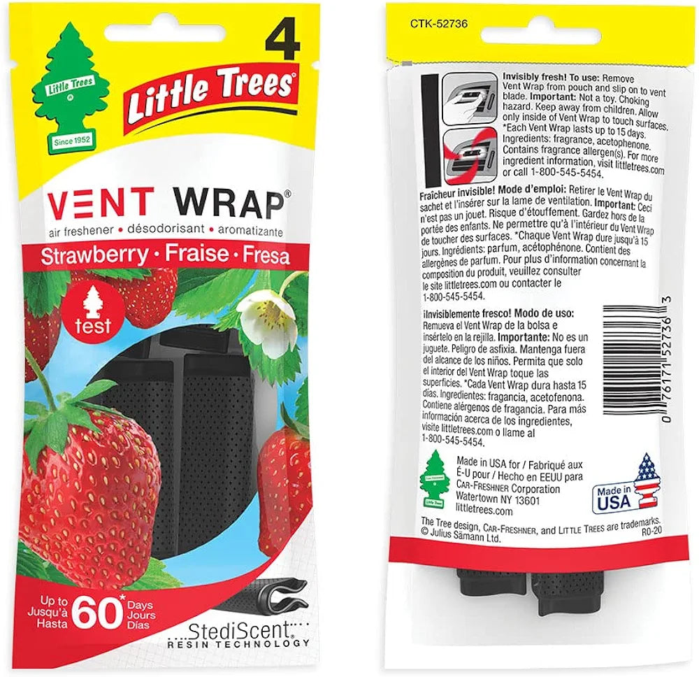 Little Tree Vent Wrap (Strawberry)