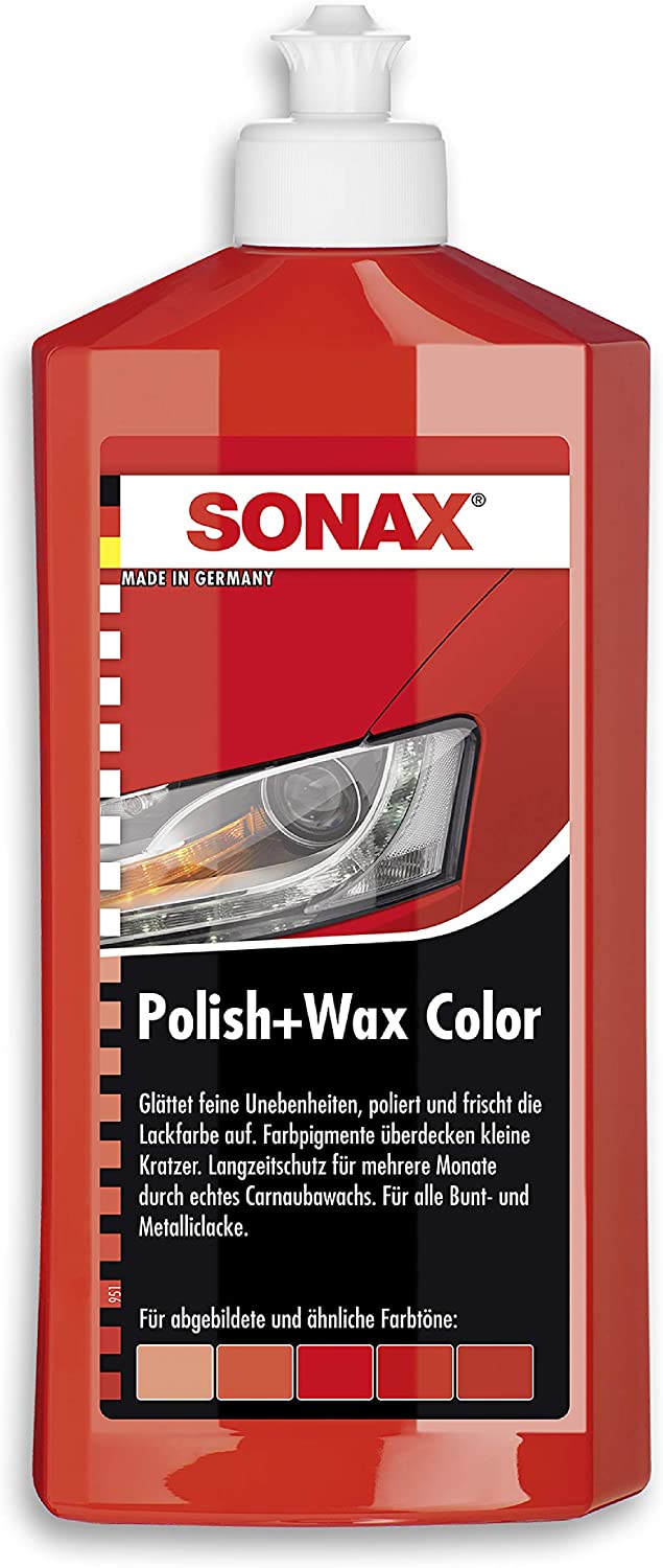SONAX Polish & Wax Color NanoPro Red (500ML)
