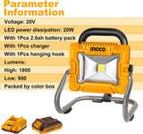 INGCO Lithium-Ion Work Lamp 20W (1800 Lumens)